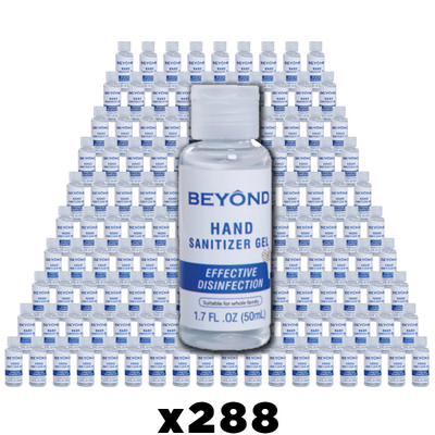 Case - Beyond 50 mL Hand Sanitizer - Case of 288 Bottles-Western Mask and Protective Equipment Inc